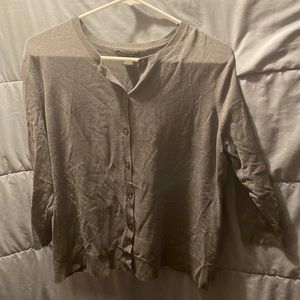Grey cardigan